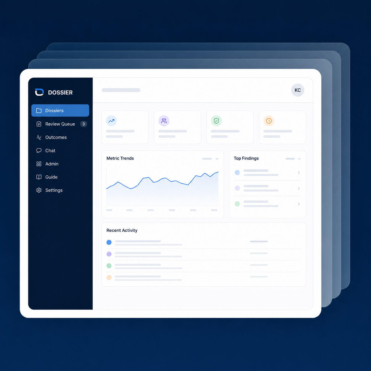 Multi Format Executive Report Interface